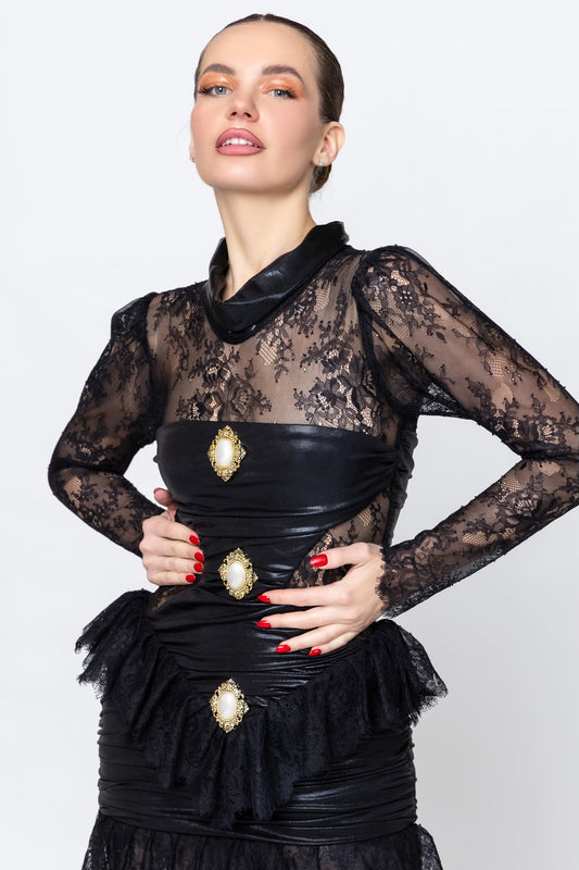 The Rose Inferno Gown