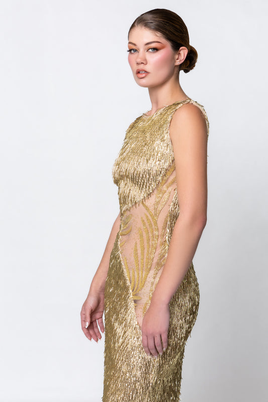 Golden Aura Dress