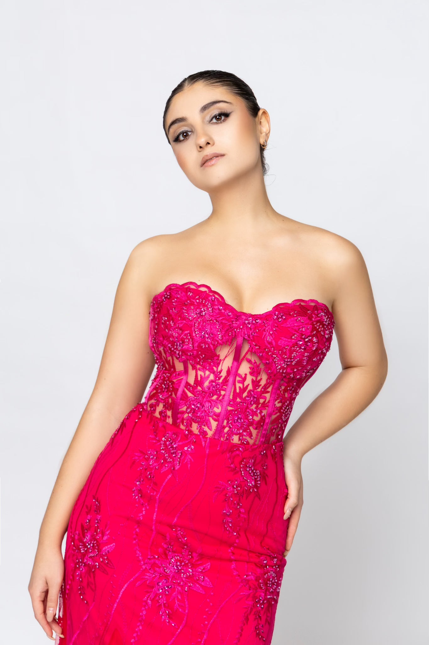 The Gilded Flame Gown