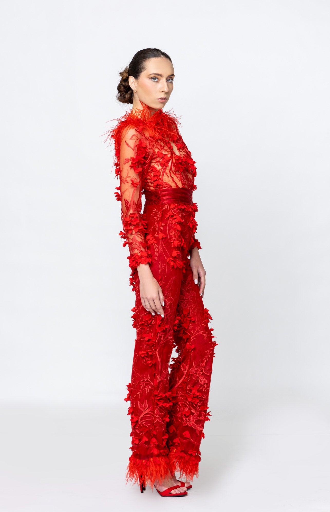 CRIMSON BLOOM JUMSUIT