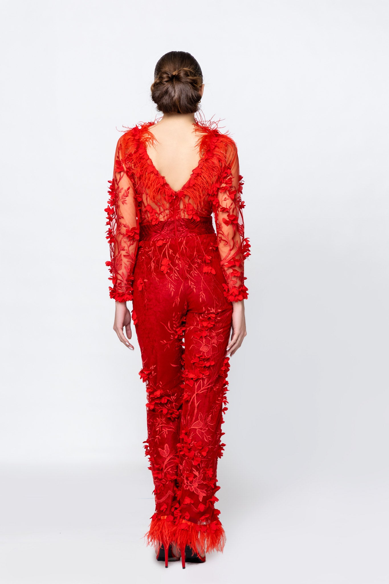 CRIMSON BLOOM JUMSUIT