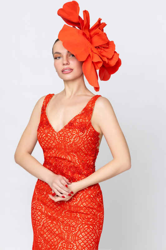 The Fiore Rosso Gown