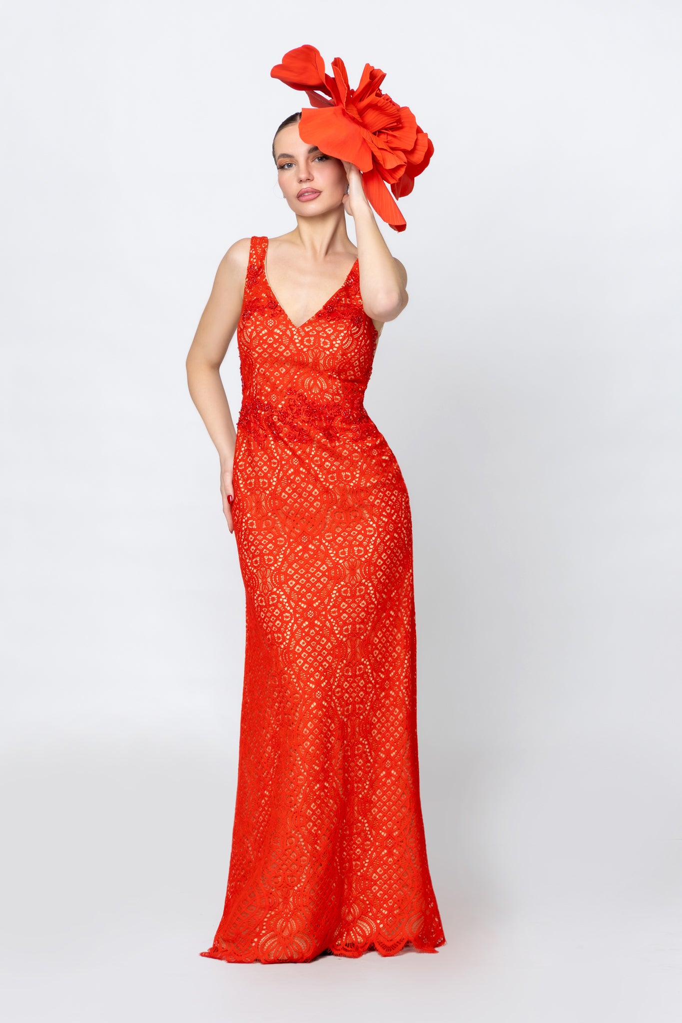 The Fiore Rosso Gown