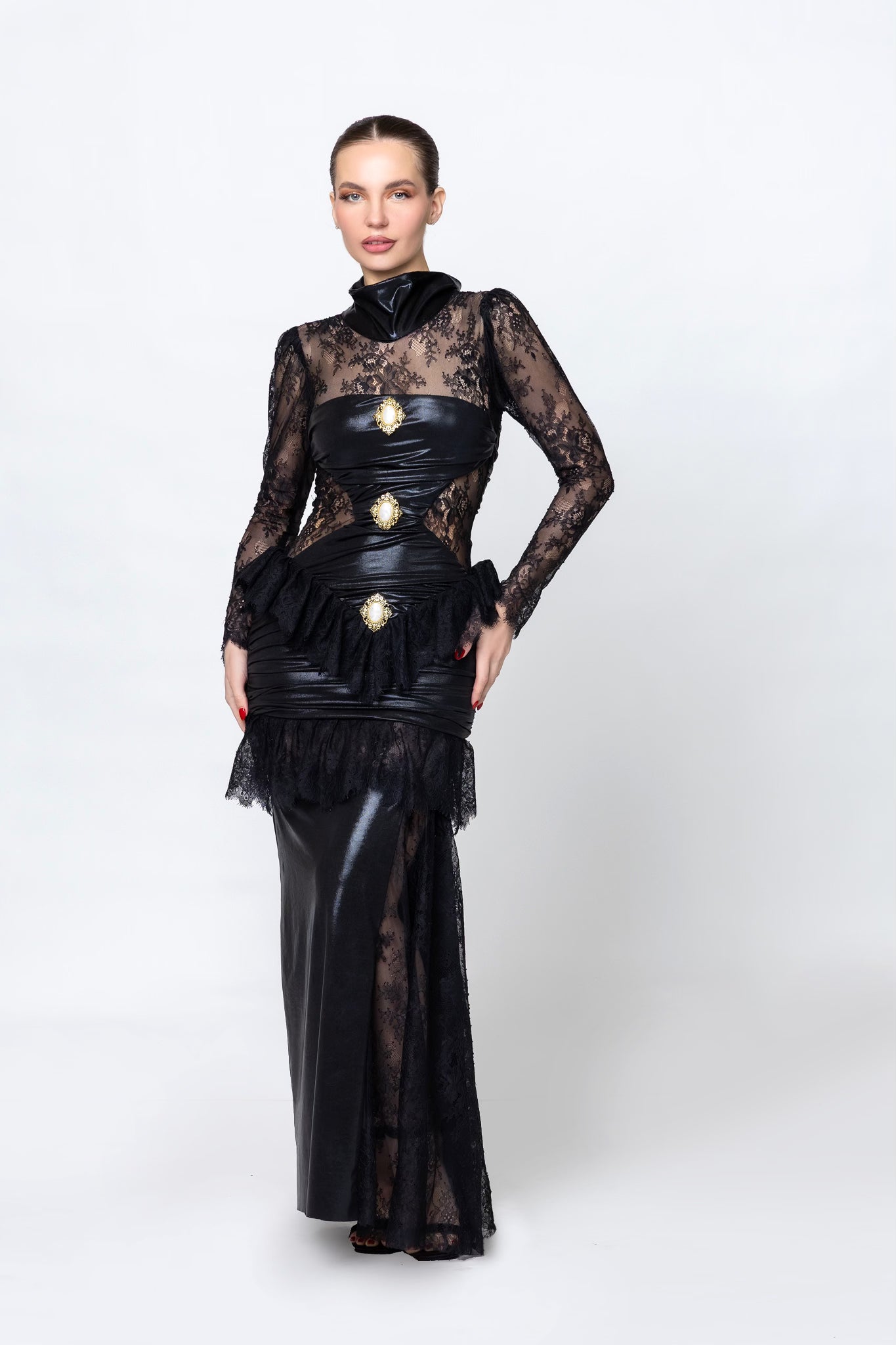 The Rose Inferno Gown