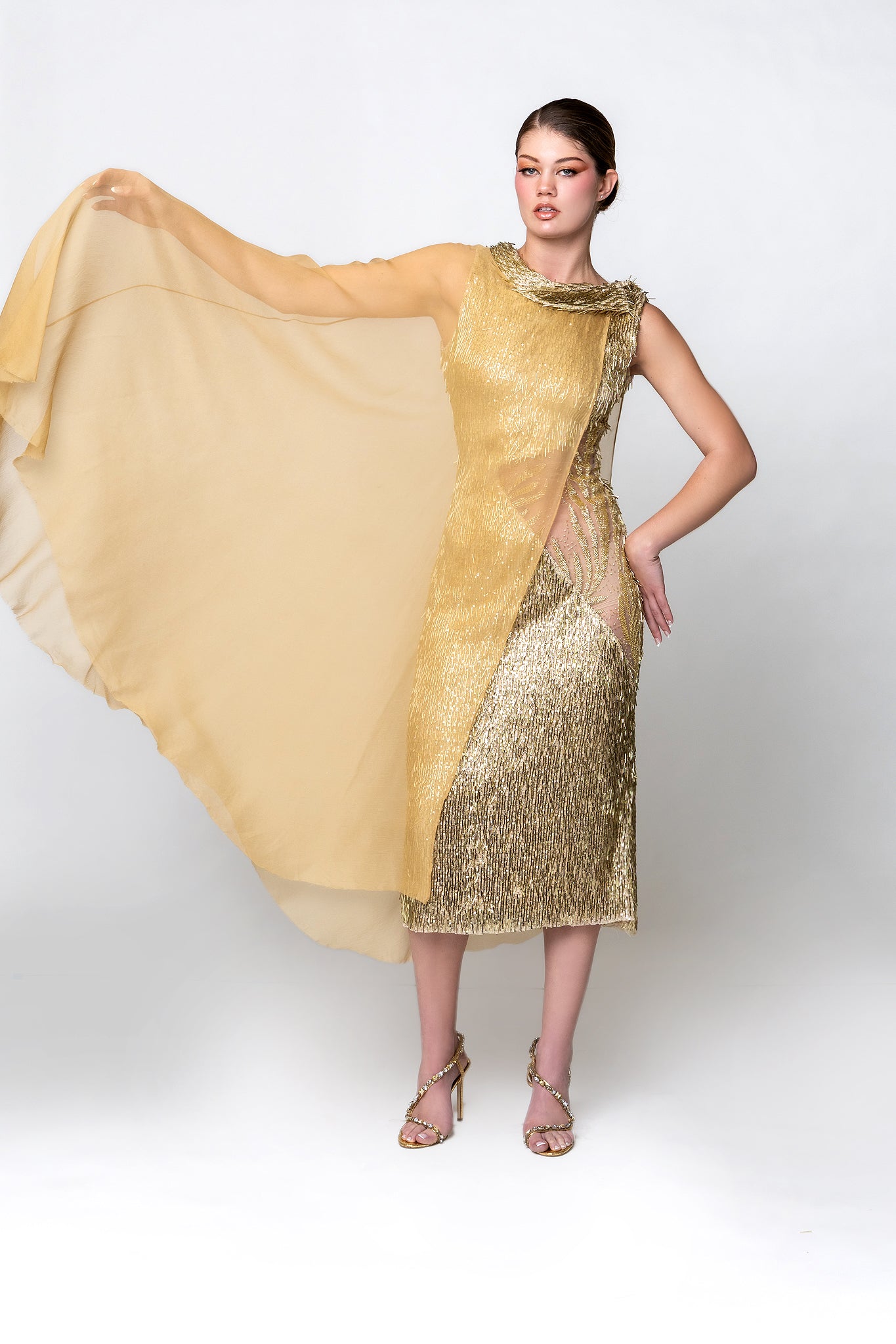 Golden Aura Dress