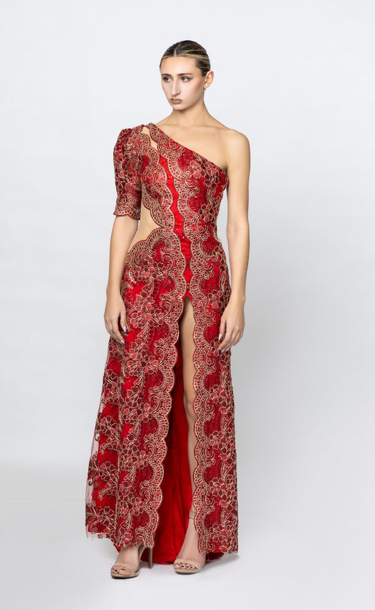 CRIMSON MAJESTY GOWN